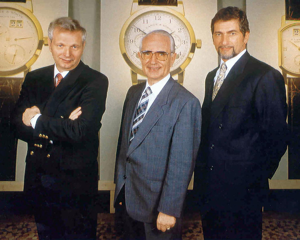 Walter Lange, Gunter Blumlein and Hartmut Knothe