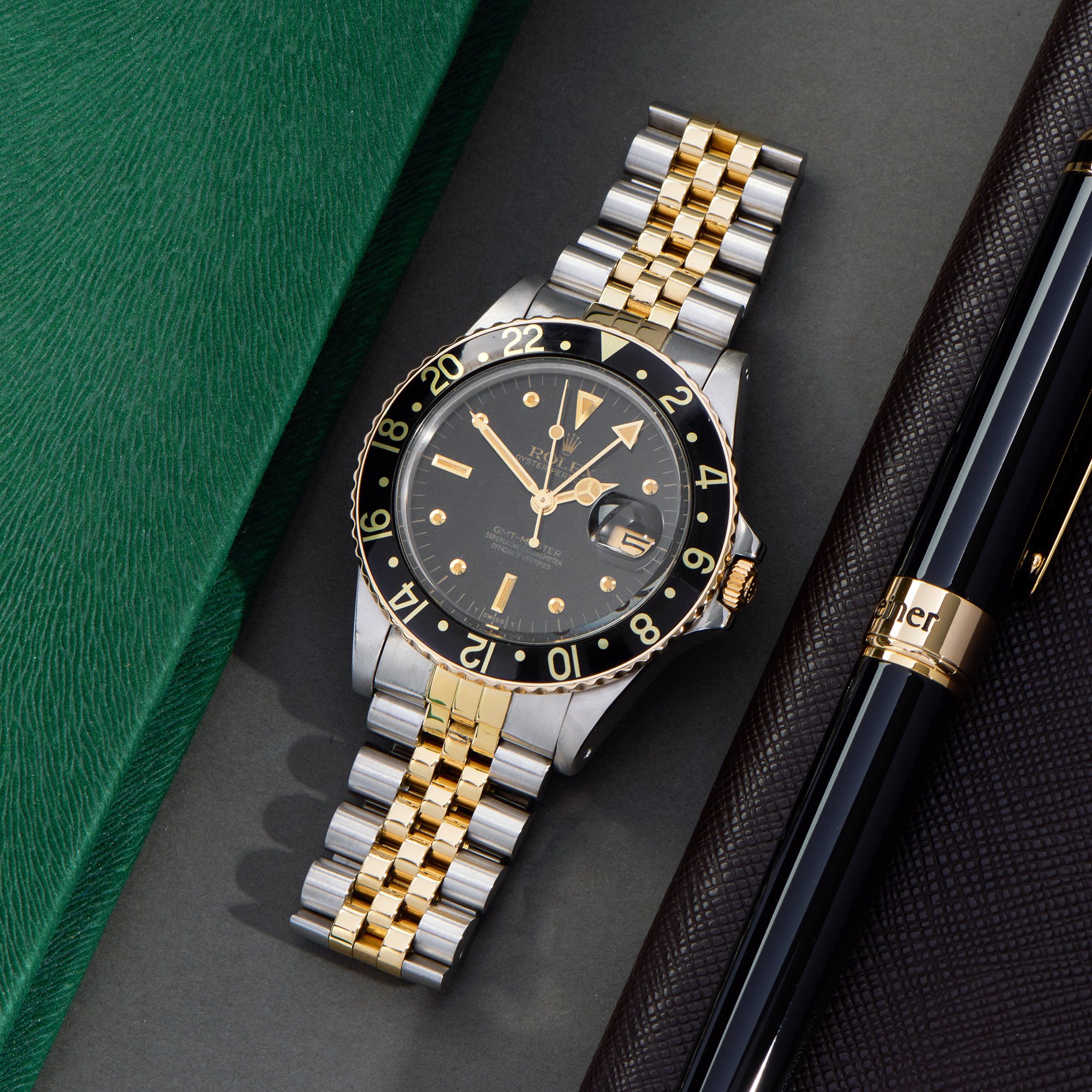 GMT Master 16753 Yellow Gold Black Dial