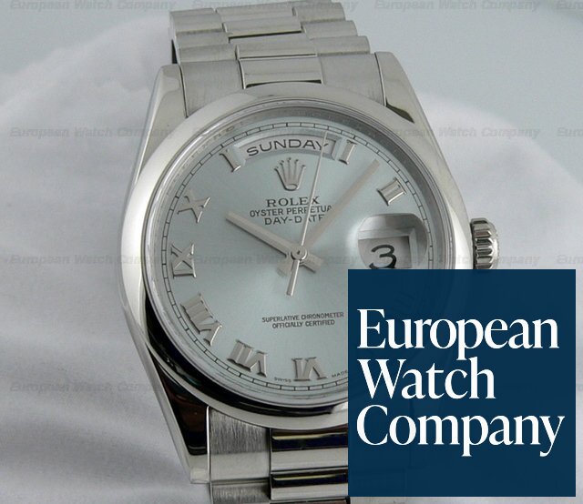 Rolex President Plat
Glacier Dial