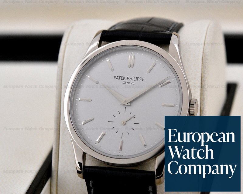 Patek Philippe Calatrava 18K White Gold Manual Wind0