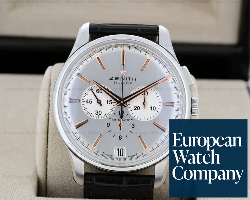 Zenith Captain Chronograph SS / Silver Dial