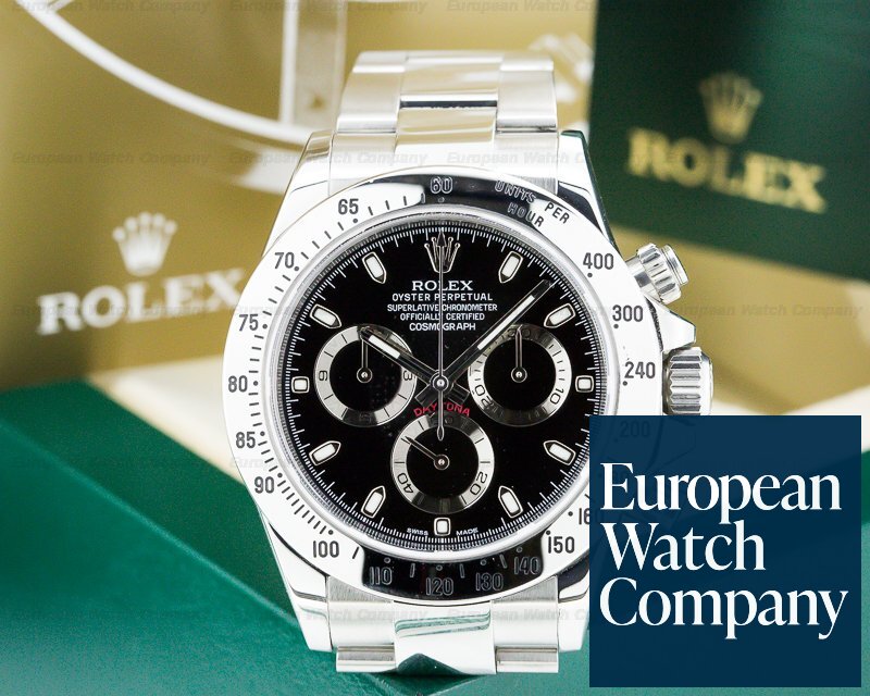 Rolex Daytona SS Black Dial