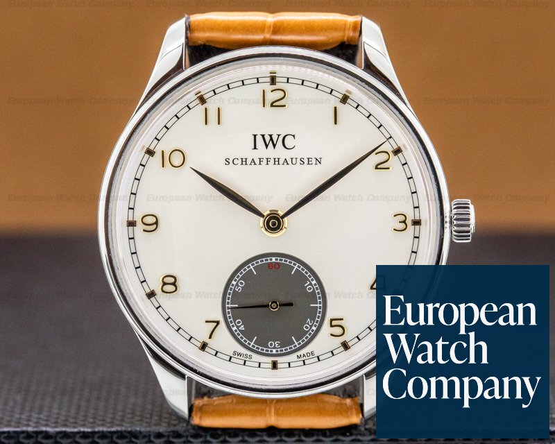 IWC Portuguese Manual Hand Wound Silver Dial 44MM