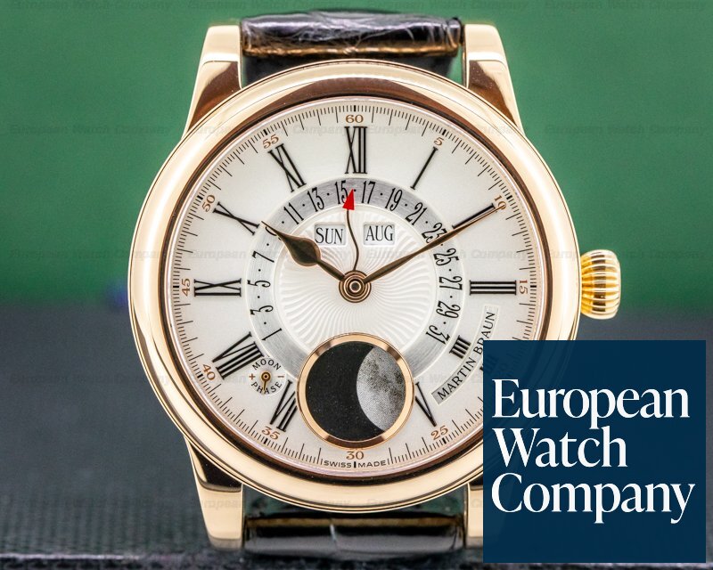 Martin Braun Kephalos Annual Calendar 18K Rose Gold 44.5MM