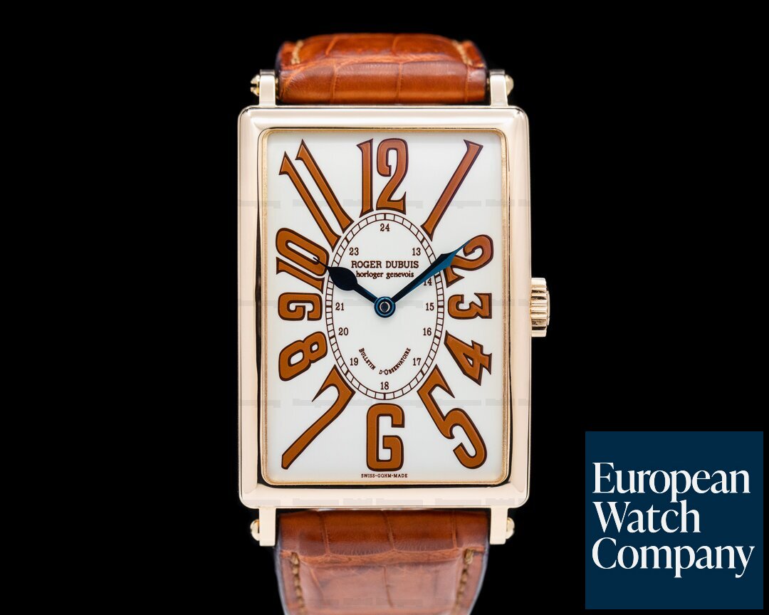 Roger Dubuis Much More XL 18K Rose Gold White Dial FULL SET 