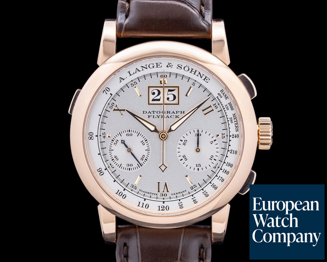 A. Lange & Söhne 403.032 Datograph Flyback Wellendorff 18K Rose