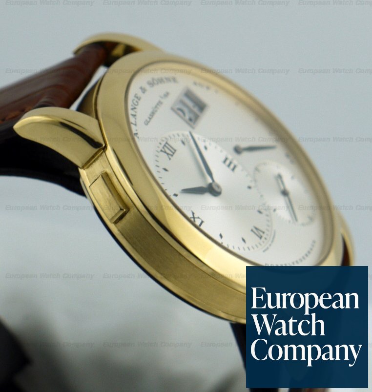 A. Lange and Sohne Lange 1 Yellow Gold Champagne Dial Ref. 101.021