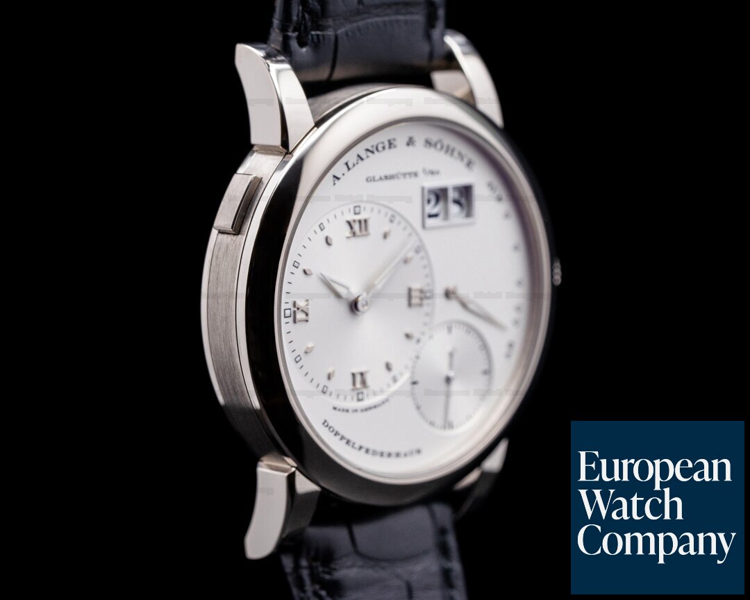 A. Lange and Sohne Lange 1 101.039 18K White Gold Silver Dial Ref. 101.039
