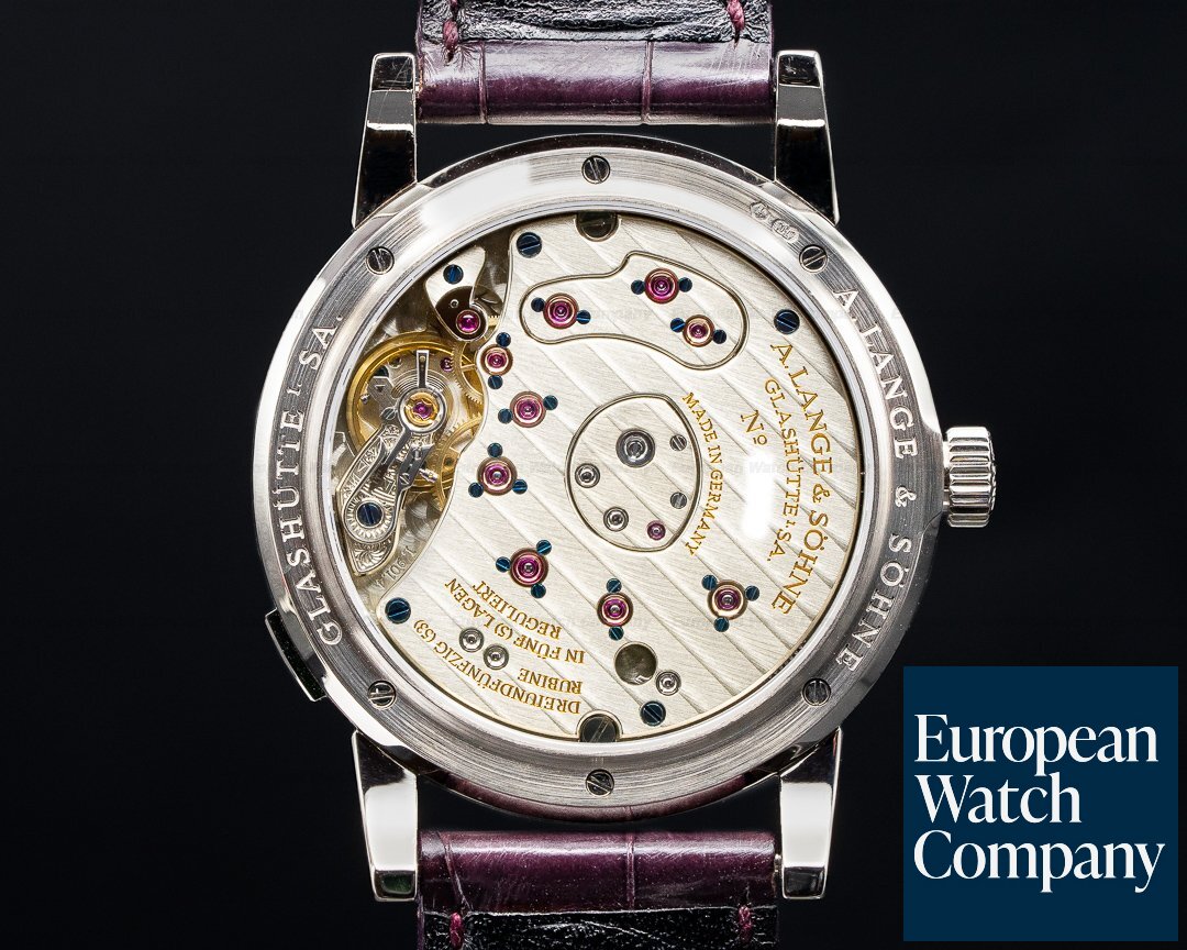 A. Lange and Sohne Lange 1 Soiree 110.030 White Gold Mother of Pearl Dial Ref. 110.030
