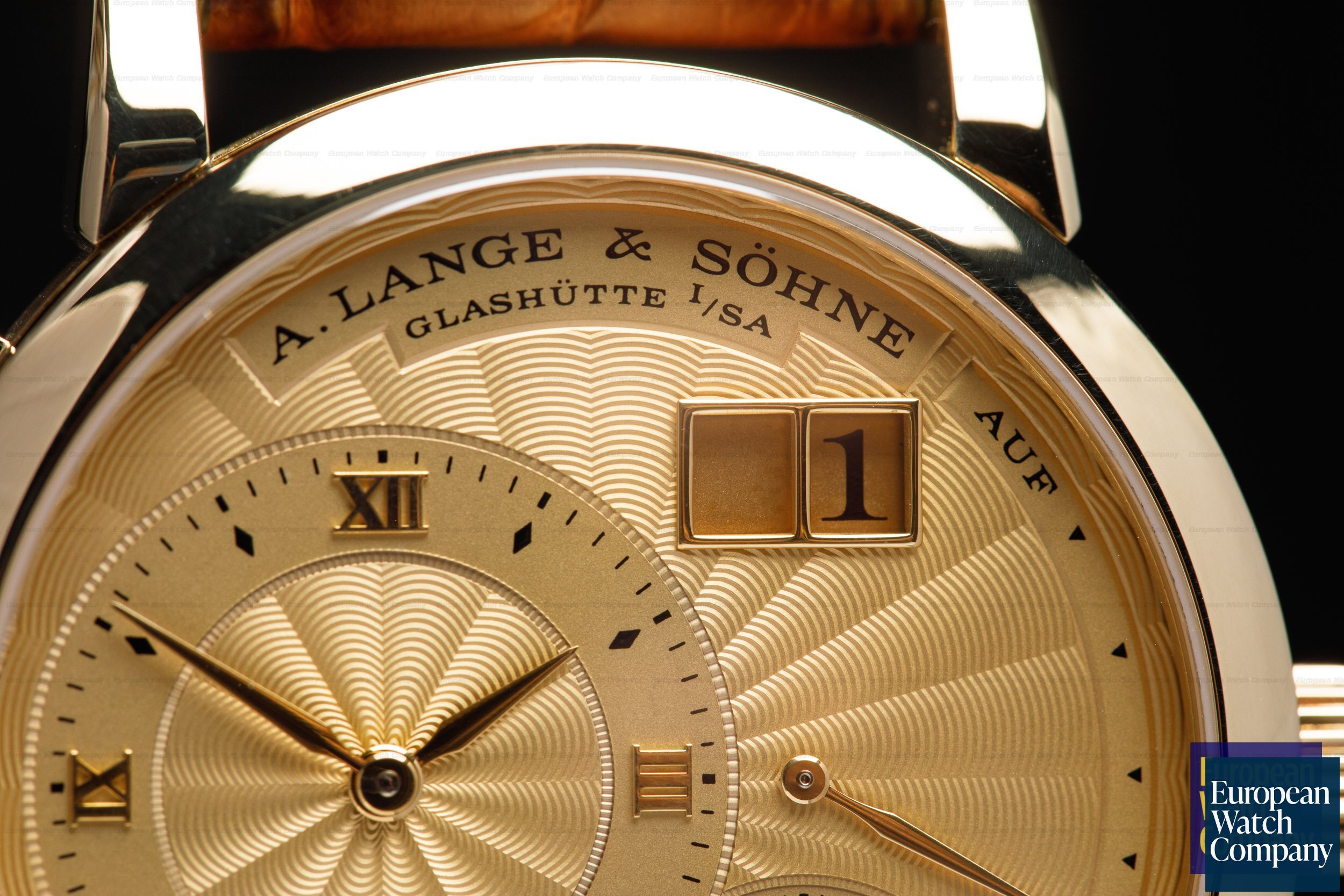 A. Lange and Sohne Lange 1A 112.021 18k Yellow Gold LIMITED EDITION WOW Ref. 112.021