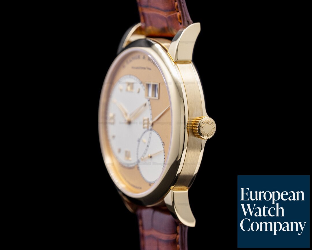 A. Lange and Sohne Grand Lange 1 18K Yellow Gold / Champagne Dial + LANGE SERVICE Ref. 115.021