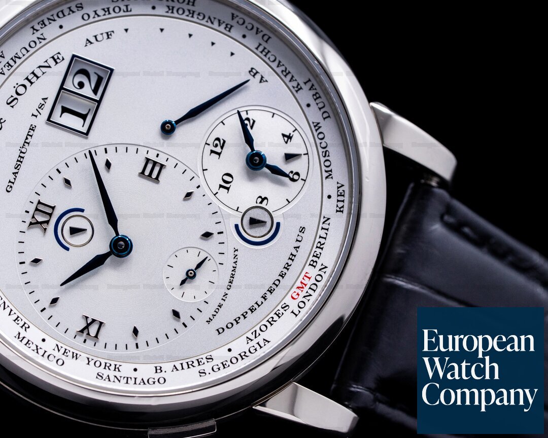 A. Lange and Sohne Lange 1 116.026 Time Zone 18K White Gold Buenos Aires Limited Edition Ref. 116.026