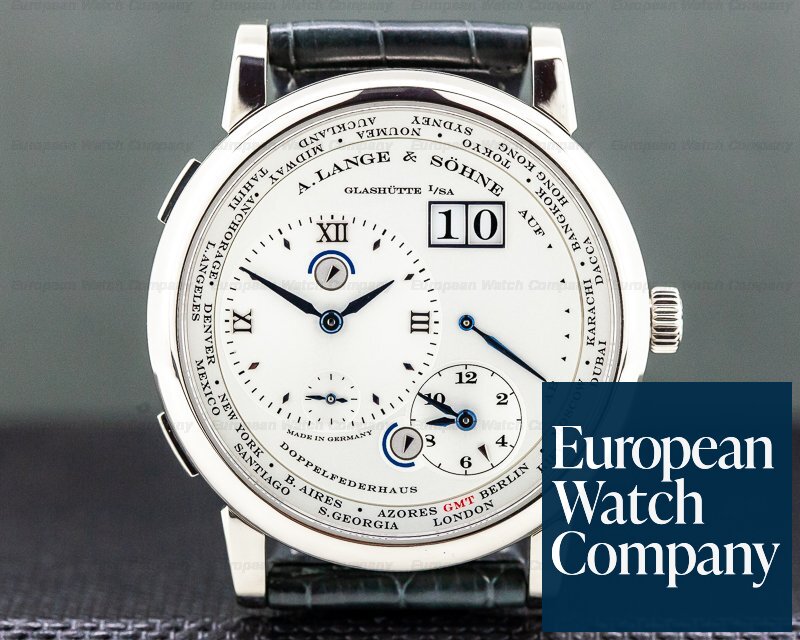 A. Lange and Sohne Lange 1 Time Zone 18K White Gold Buenos Aires Limited Edition Ref. 116.026
