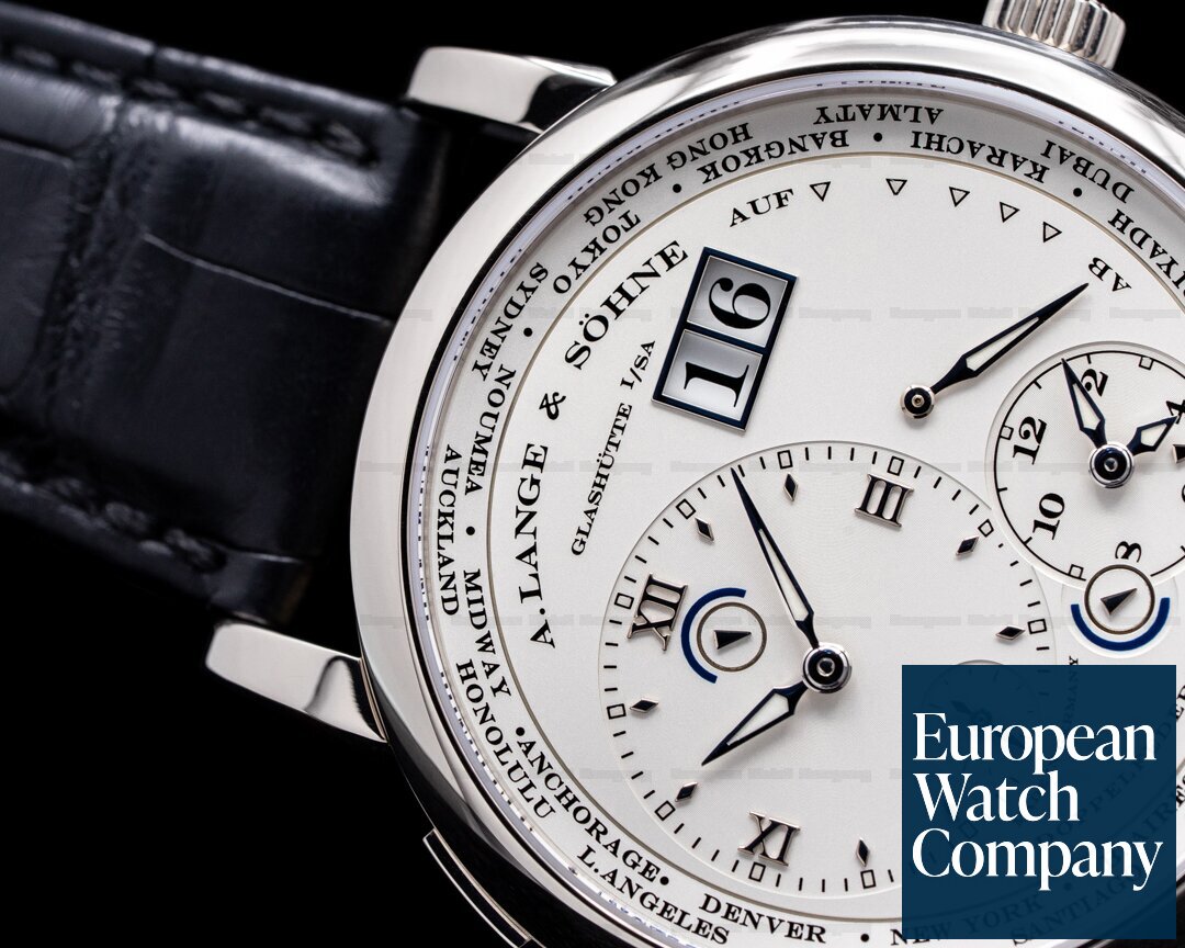A. Lange and Sohne Lange 1 Time Zone 116.039 18K White Gold Ref. 116.039