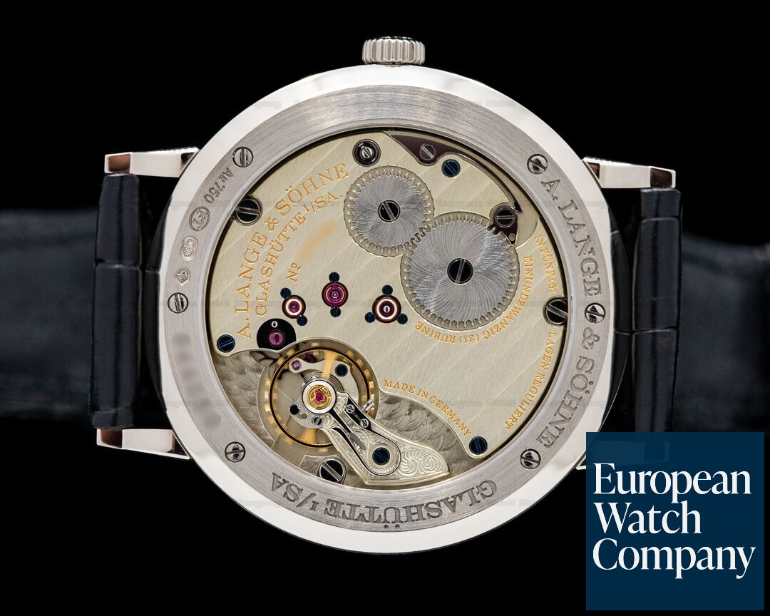 A. Lange and Sohne Saxonia Thin Manual Wind 201.027 18K White Gold Ref. 201.027