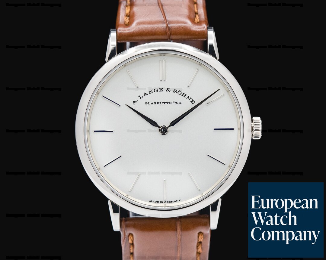 A. Lange and Sohne 201.027 Saxonia Thin Manual Wind 201.027 18K White Gold 2022