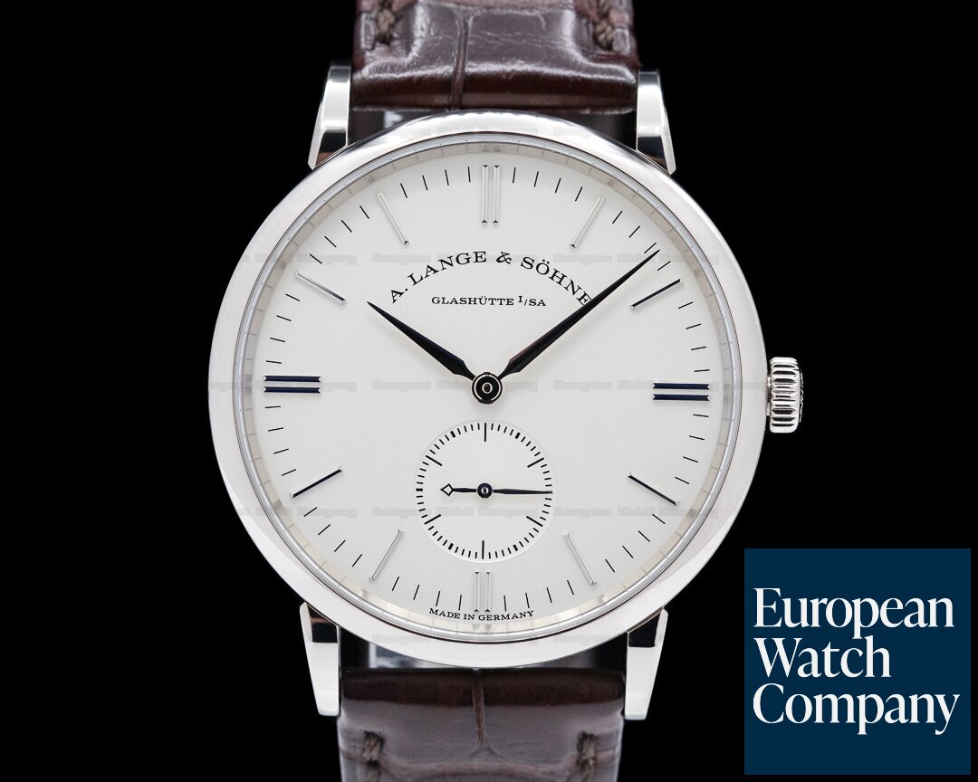 A. Lange and Sohne Saxonia 219.026 Manual Wind 18K White Gold 2023 Ref. 219.026