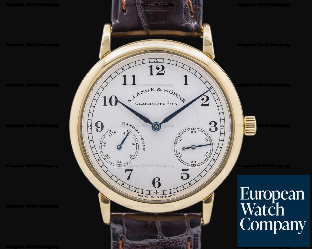 A. Lange and Sohne 221.021 1815 Up & Down 18K Yellow Gold 