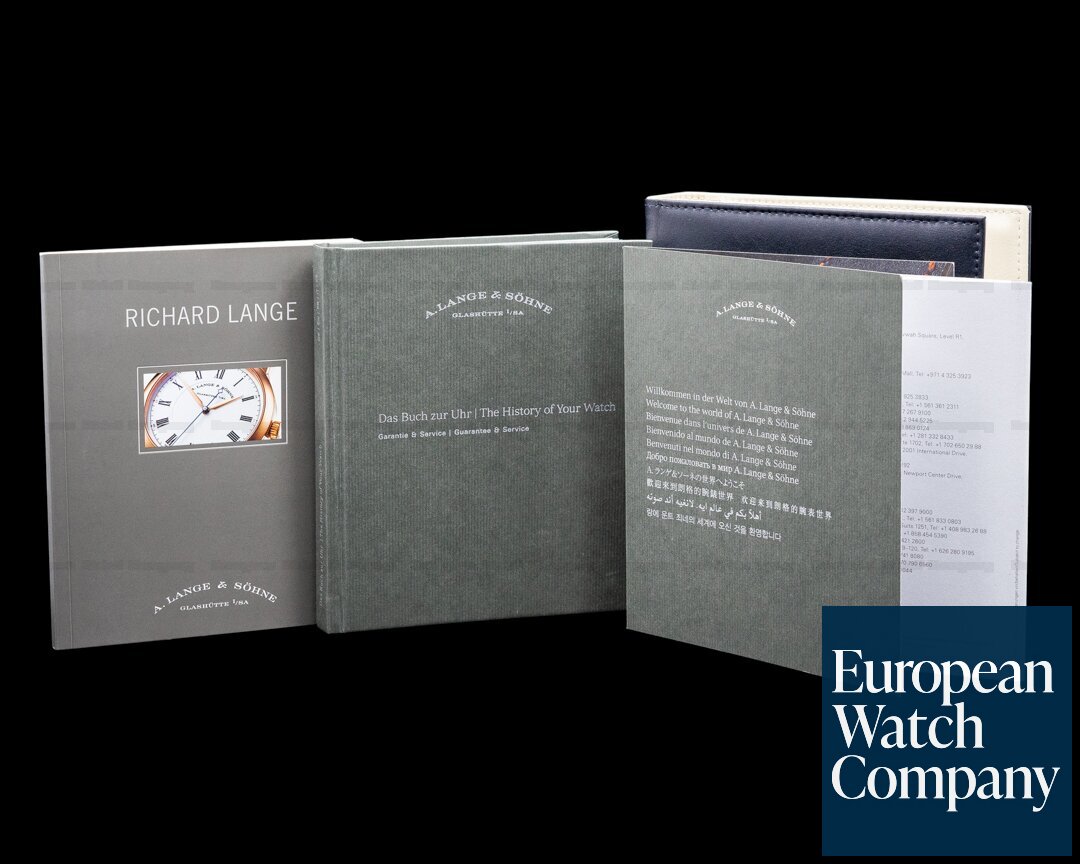 A. Lange and Sohne Richard Lange 232.026 18K White Gold Boutique Special Edition Ref. 232.026