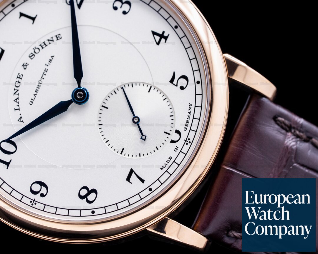 A. Lange and Sohne 1815 18K Rose Gold Silver Dial 38.5MM Ref. 235.032