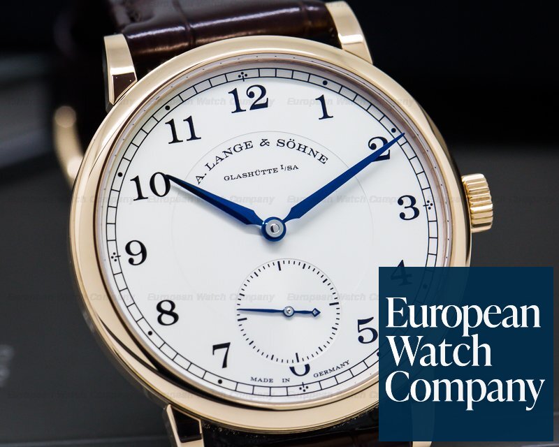 A. Lange and Sohne 1815 18K Rose Gold Silver Dial 38.5mm Ref. 235.032