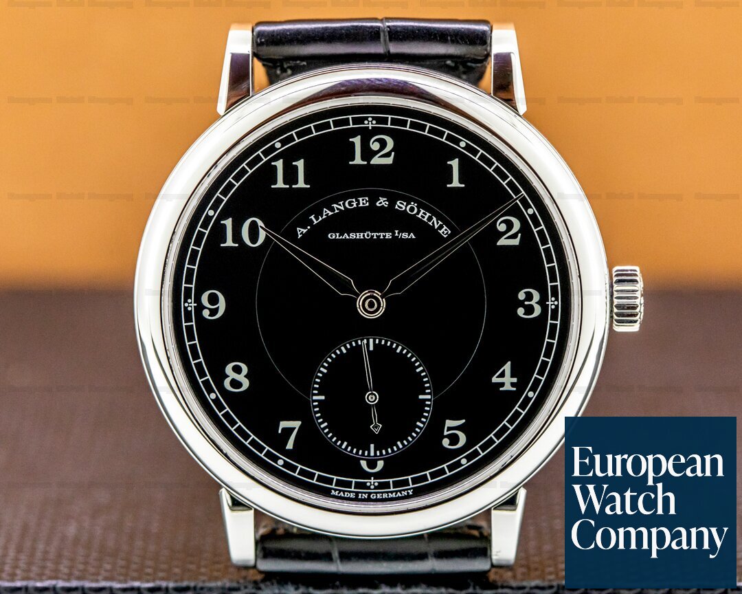 A. Lange and Sohne 200th Anniversary F.A Lange 236.049 1815 Platinum Black Dial NICE Ref. 236.049