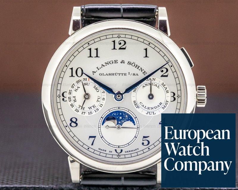 A. Lange and Sohne 1815 Annual Calendar 18k White Gold Ref. 238.026