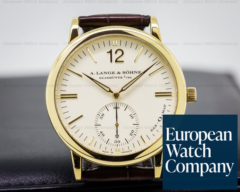 A. Lange and Sohne Langematik SAX-O-MAT Automatic 18K Yellow Gold Ref. 301.021
