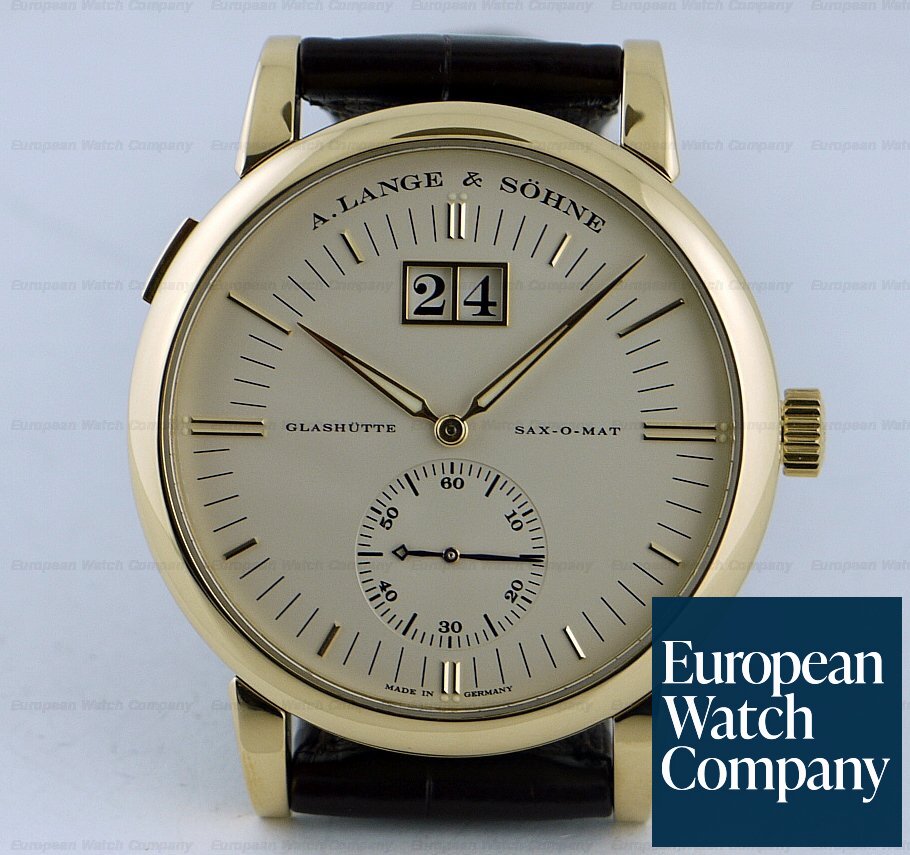 A. Lange and Sohne 309.021 Grand Langematik Date Yellow Gold