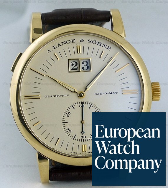 A. Lange and Sohne Grand Langematik Date Yellow Gold Ref. 309.021