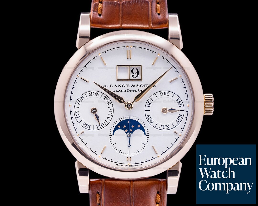 A. Lange and Sohne Saxonia Annual Calendar 18K Rose Gold 330.032 Ref. 330.032