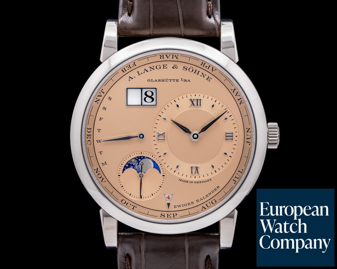 A. Lange and Sohne 345.056E Lange 1 Perpetual Calendar 345.056E 18k White Gold LIMITED