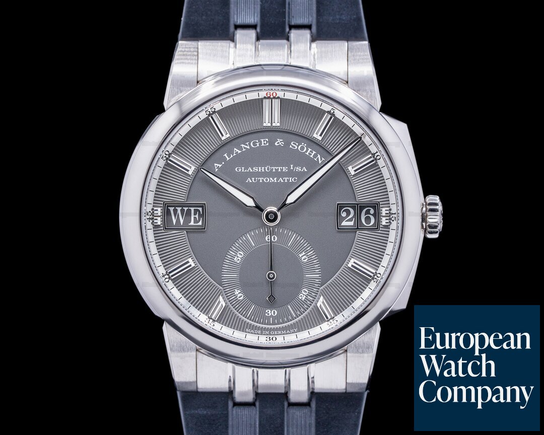 A. Lange and Sohne 363.068 Odysseus 363.068 18K White Gold Grey Dial / Rubber