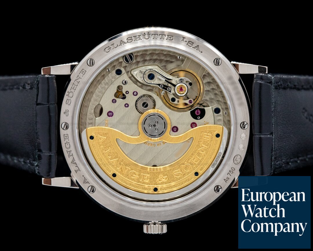 A. Lange and Sohne Saxonia Automatic 380.027 18K White Gold / Silver Dial 2021 Ref. 380.027