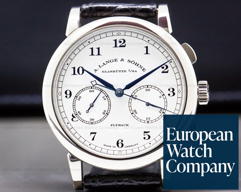 A. Lange and Sohne 1815 Chronograph 18K White Gold Ref. 402.026