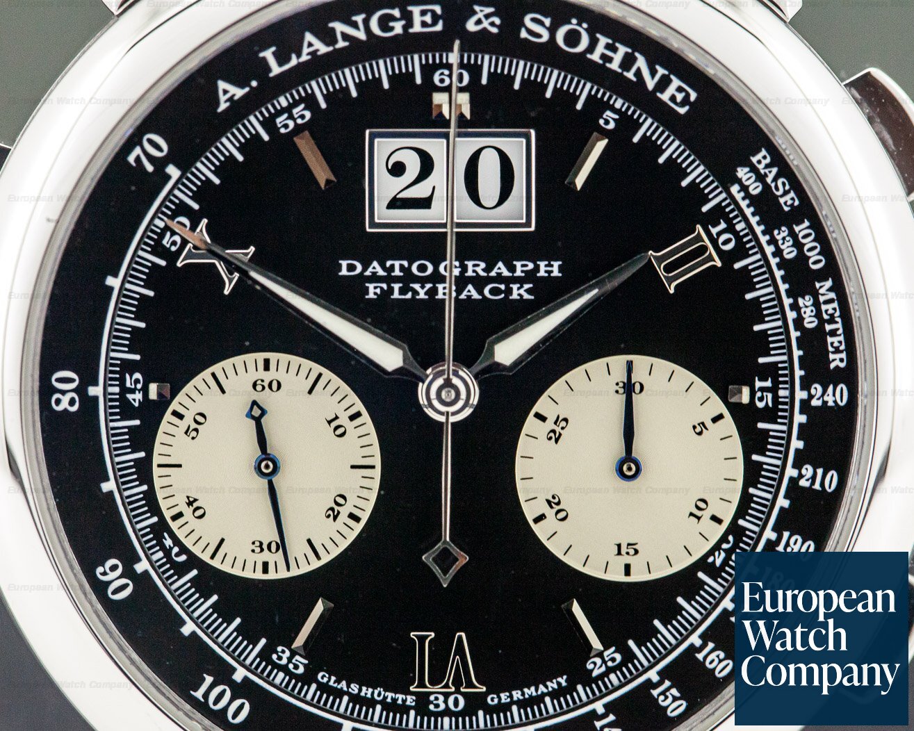 A. Lange and Sohne Datograph Flyback Platinum Ref. 403.035