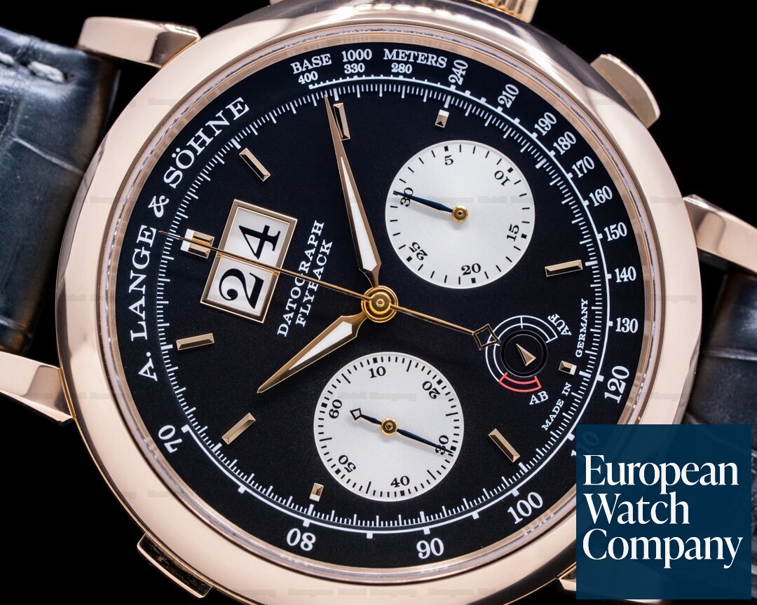 A. Lange and Sohne Datograph Up / Down 18k Rose Gold 405.031 41MM Ref. 405.031