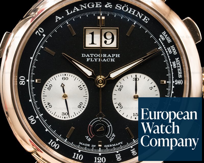 A. Lange and Sohne Datograph Up / Down 18k Rose Gold + Deployment Buckle Ref. 405.031 F