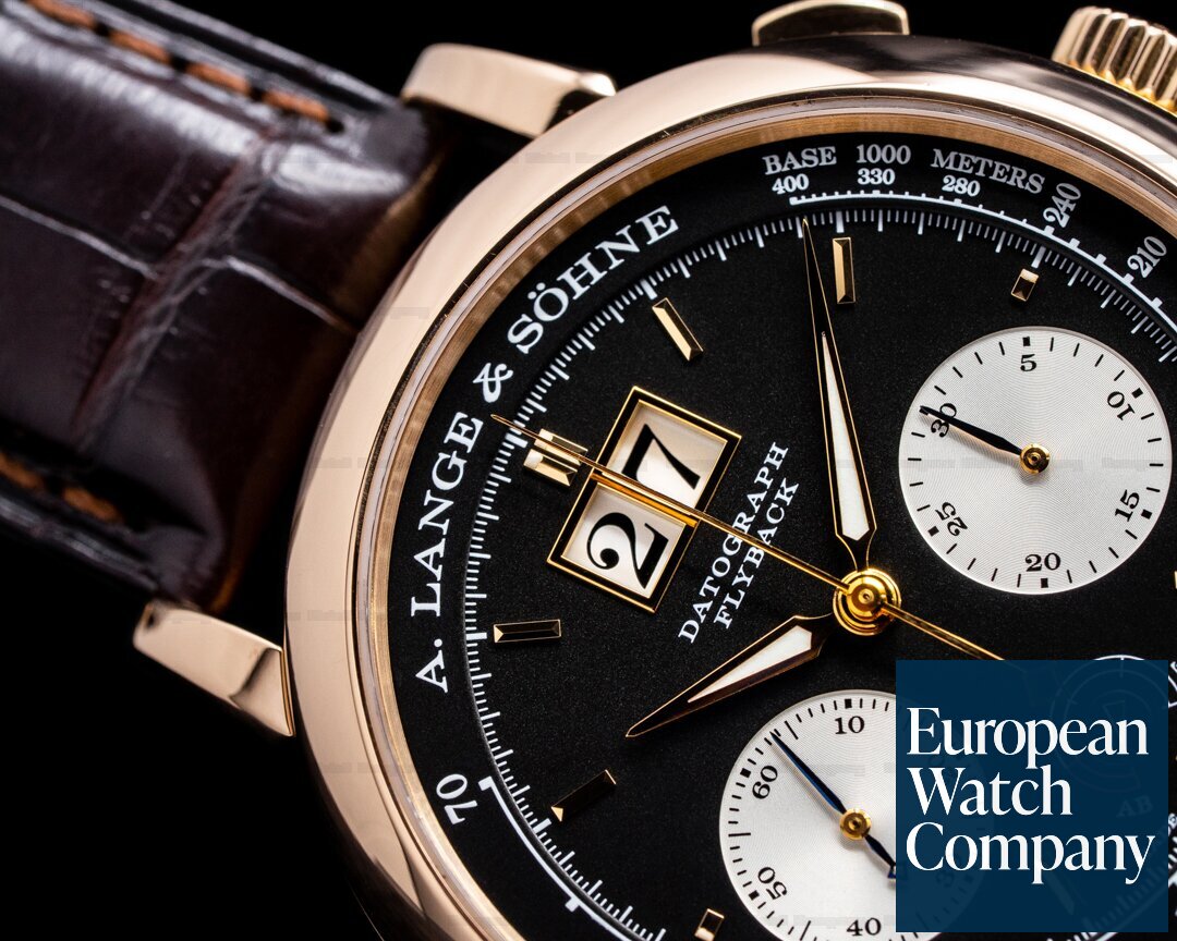 A. Lange and Sohne Datograph Up / Down 18k Rose Gold + Deployment Buckle Ref. 405.031 F