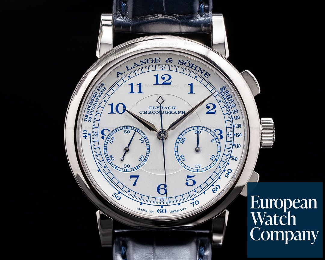 A. Lange and Sohne 1815 Chronograph 414.026 18K White Gold BOUTIQUE EDITION Ref. 414.026