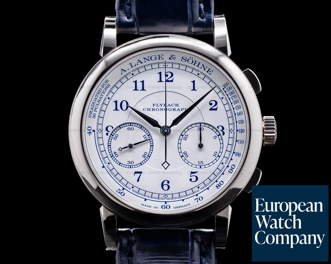 A. Lange and Sohne 1815 Chronograph 414.026 18K White Gold BOUTIQUE UNWORN 2021 Ref. 414.026