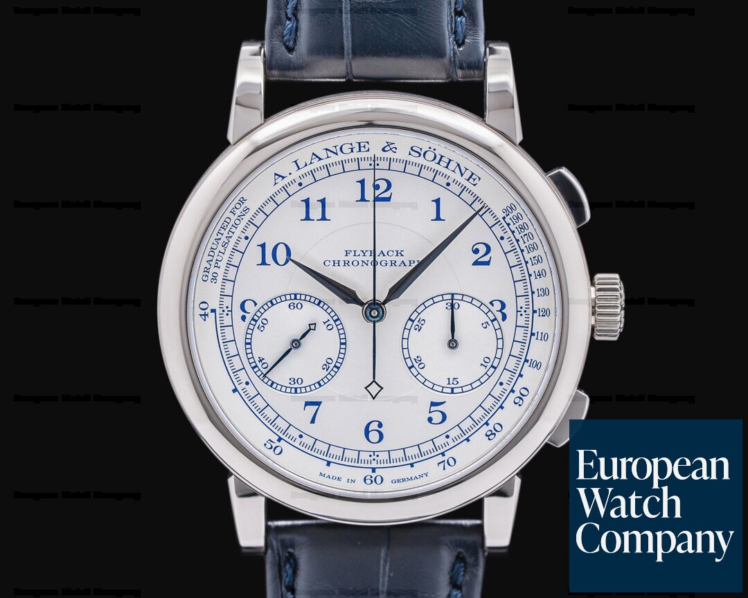 A. Lange and Sohne 414.026 1815 Chronograph 414.026 18K White Gold BOUTIQUE EDITION 