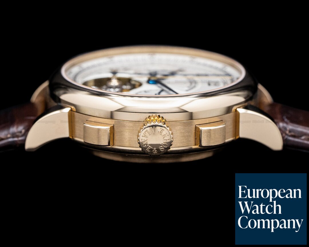 A. Lange and Sohne Tourbograph Pour Le Merite F.A. Lange Homage 165th Anniversary HONEY Ref. 712.050