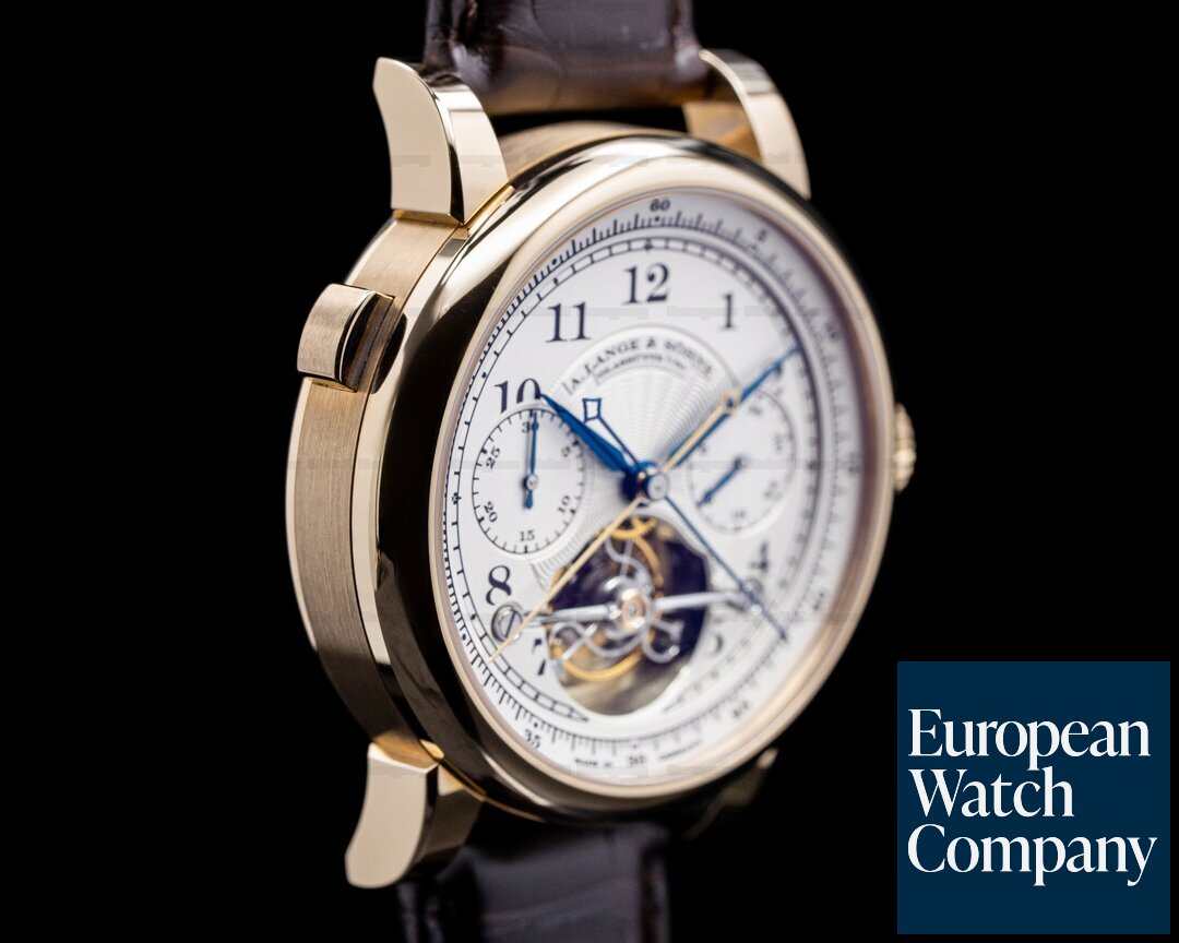 A. Lange and Sohne Tourbograph Pour Le Merite F.A. Lange Homage 165th Anniversary HONEY Ref. 712.050
