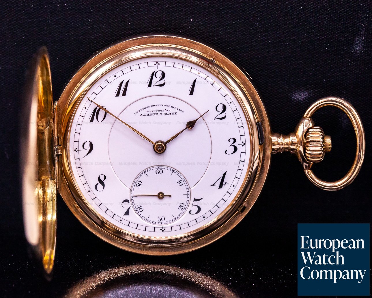 A. Lange and Sohne A. Lange & Sohne 14K rose gold vintage pocket watch Ref. 