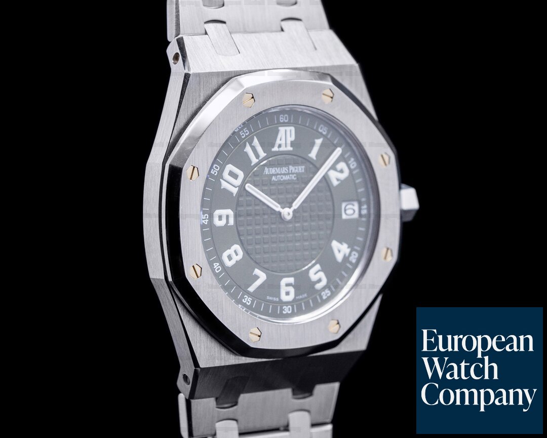Audemars Piguet Royal Oak 15128ST Extra Thin Limited for Italy Blue + Green Dial RARE Ref. 15128ST.OO.0944ST.01