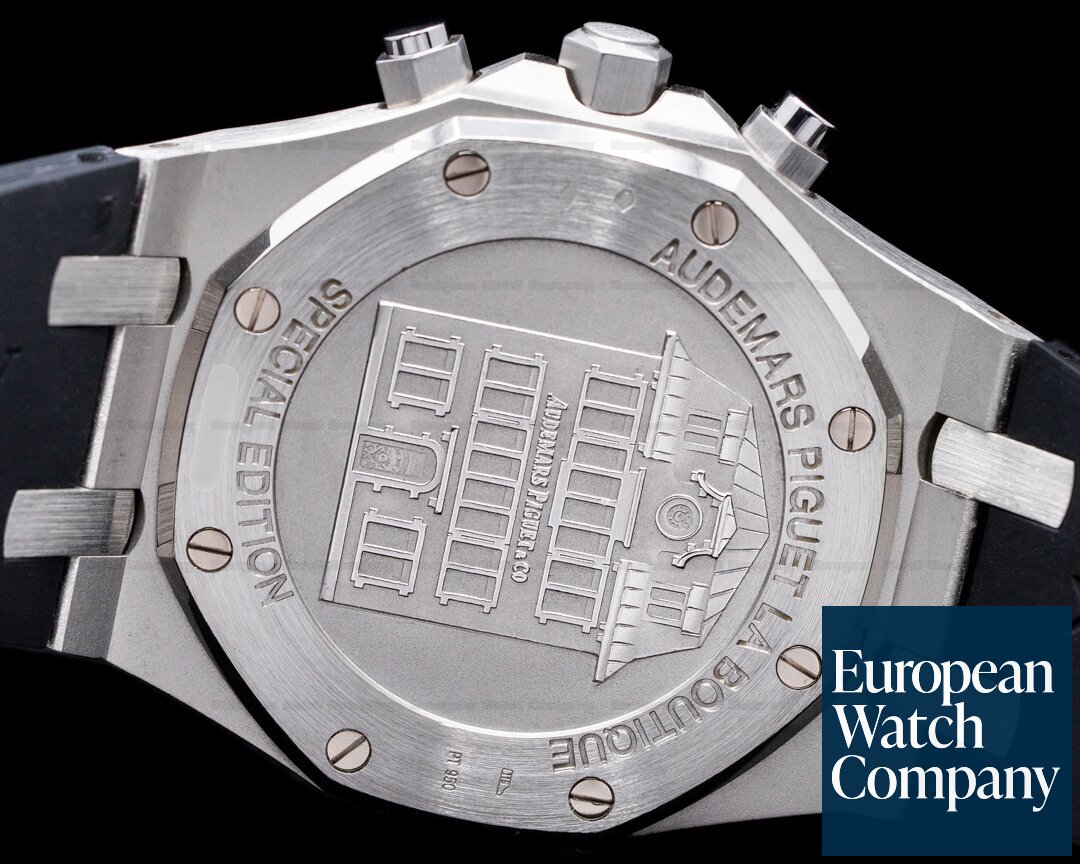 Audemars Piguet Royal Oak Chronograph Platinum 26035PT La Boutique Paris Limited FULL SE Ref. 26035PT.OO.D002CR.01