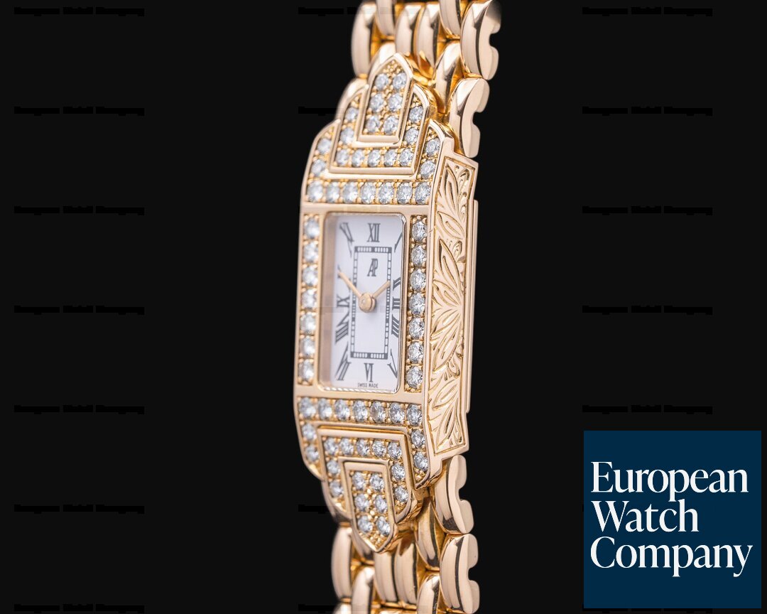 Audemars Piguet Diamond Pave' Charleston Watch, 18k sold at auction on 14th  August | Bidsquare