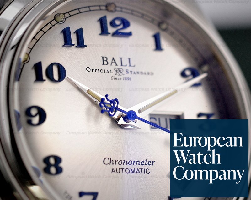 Ball Cleveland Day Date Chronometer Ref. NM1058D-LCJ-SL