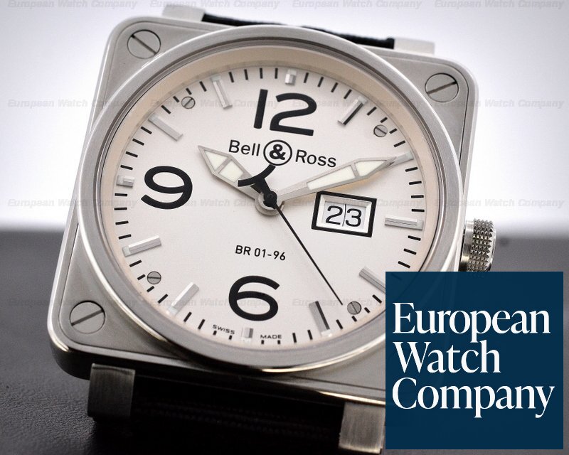 Bell & Ross BR-01-96 Big Date SS
Silver Dial